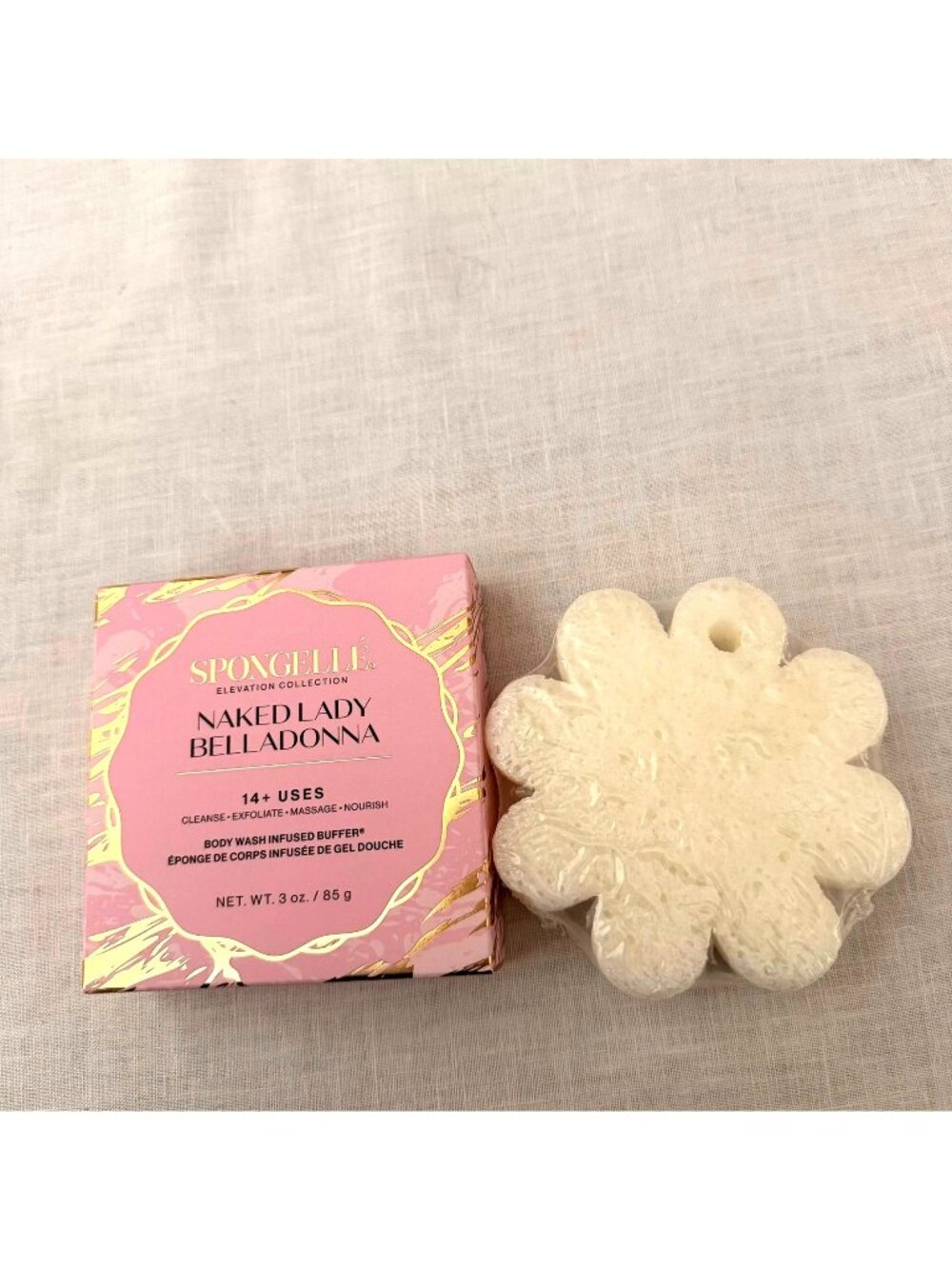 Spongelle Elevation Collection Naked Lady Belladonna Body Wash Buffer 14+ Uses